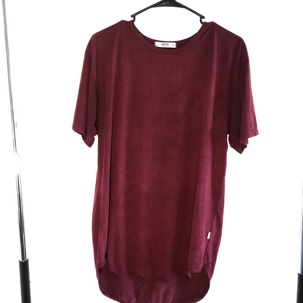 Burgundy Long Tee